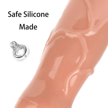 Realistic Dog Dildo - Silicone Animal Dildo Butt Plug Sex Toys for Men Women