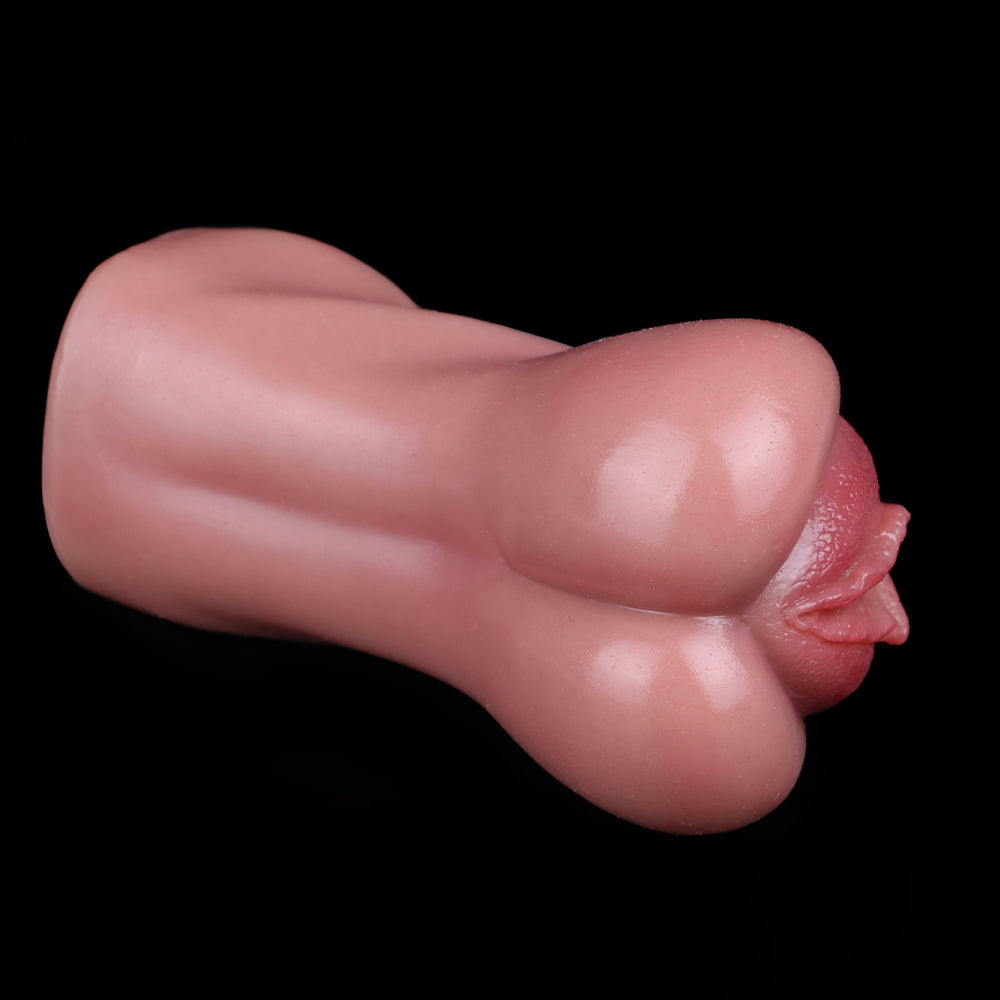 Realistic Pussy Male Masturbation Cup - Big Labia Vagina Penis Masturbator Sex Toy for Men