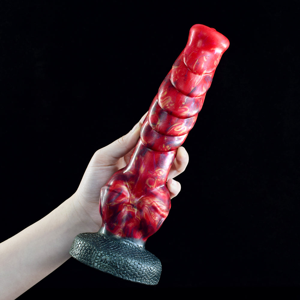 Monster Knotted Anal Dildo Butt Plug - Fantasy Dogdildo Saugnapf Sexspielzeug für Männer Frauen