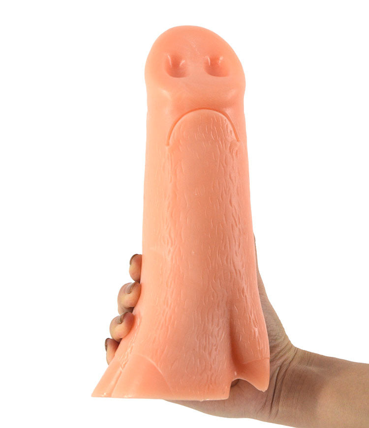 Pig Monsterdildo Grand Plug Anal - Gode Noir Animal Silcone Fantasy Sex Toy pour Hommes Femmes