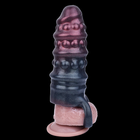 Sprial Fantasy Cock Sleeve Extender – Dehnbarer Cockring Penishülle Sexspielzeug für Männer