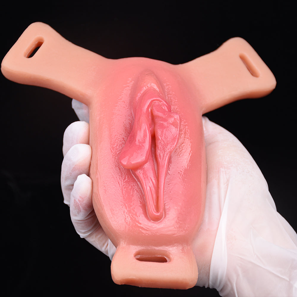 Life Size Pussy Sex Grinder -  Vibrating Bullet Realistic Vaginal Masturbator for LGBTQ Couples