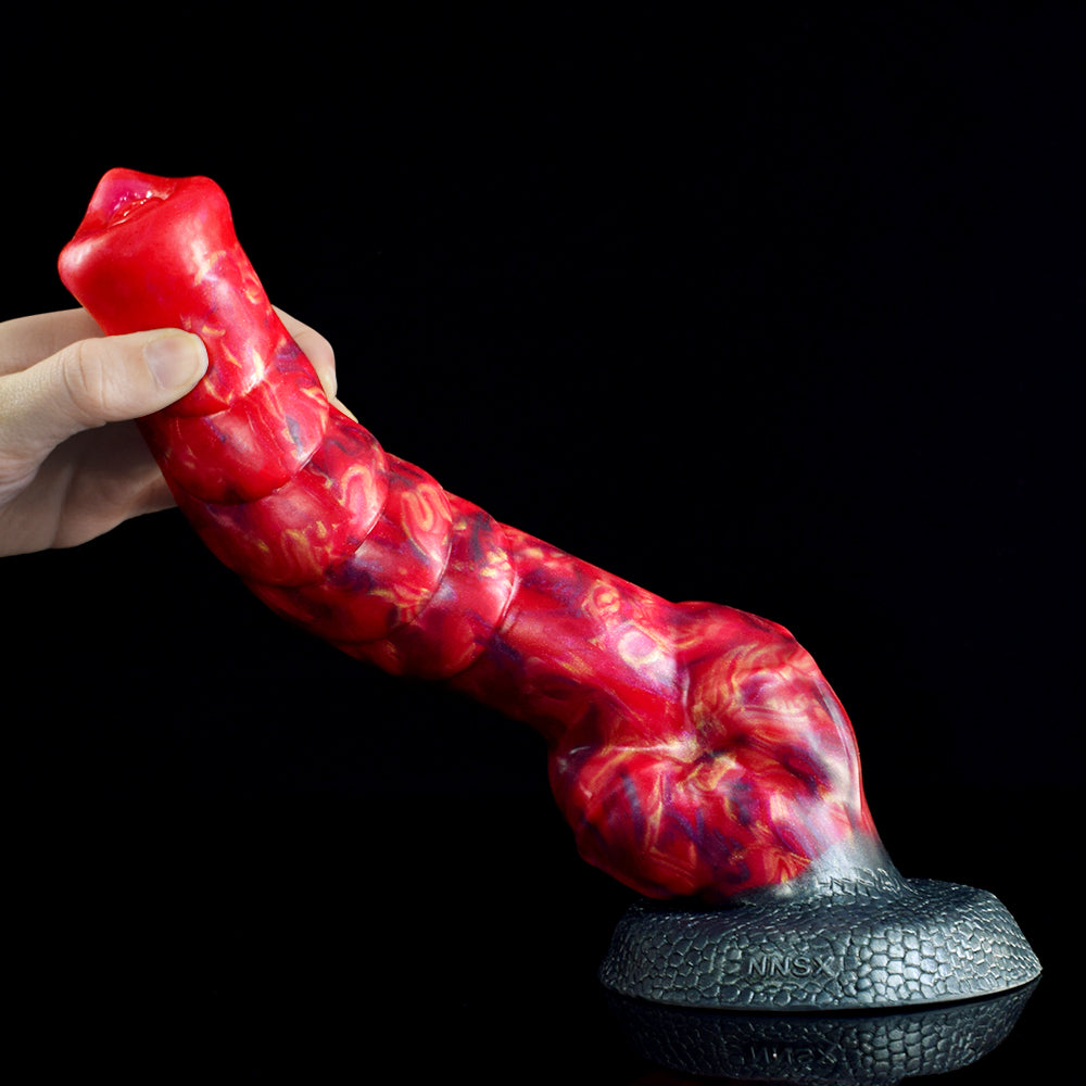 Monster Knotted Anal Dildo Butt Plug - Fantasy Dogdildo Saugnapf Sexspielzeug für Männer Frauen