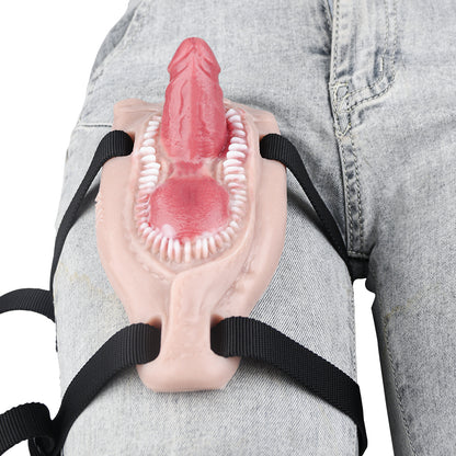 Realistic Dildo Sex Grinder - Strapless Harness Sex Doll for Women Lesbian Pleasure