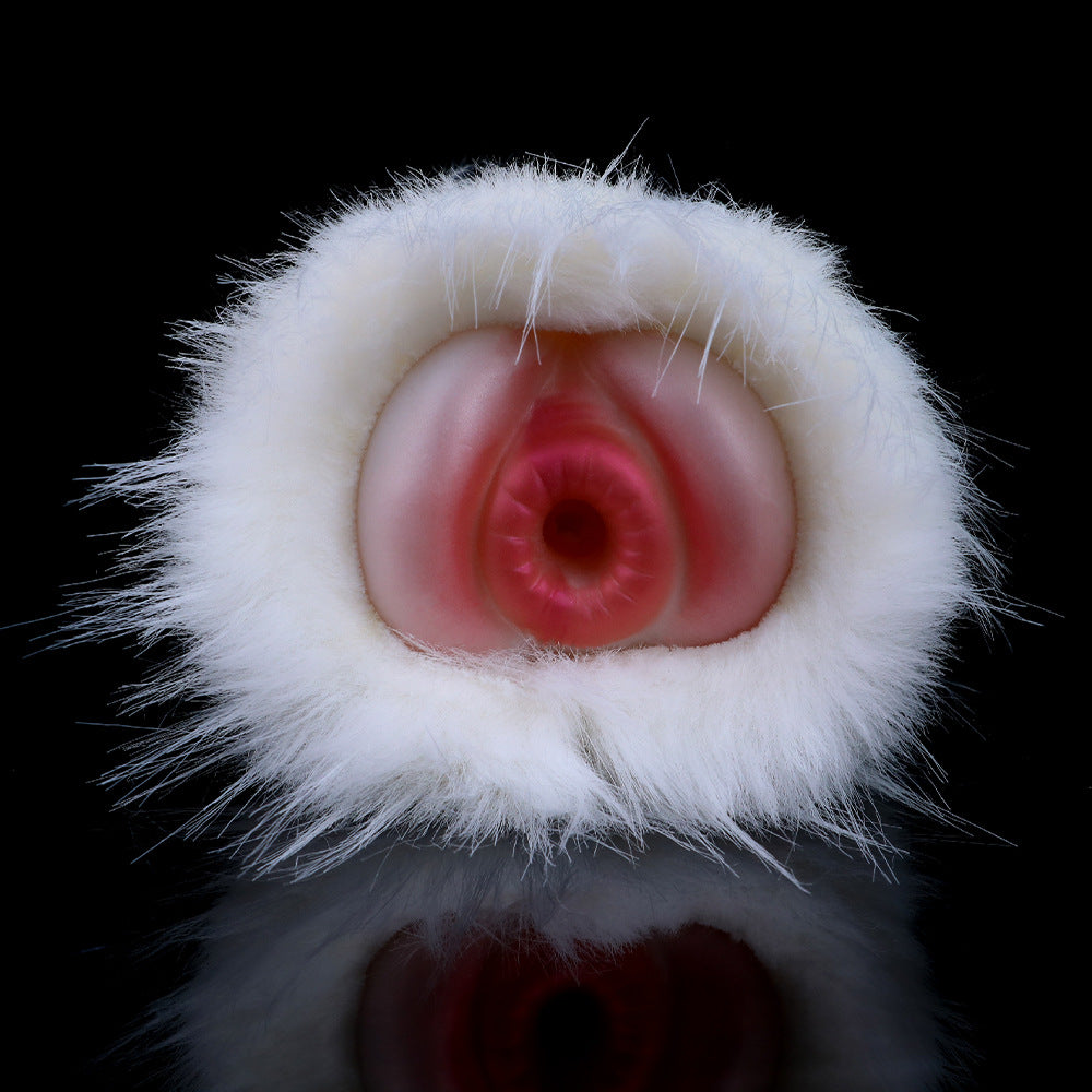 Animal Pocket Pussy Male Masturbation Cup - Lifelike Fur Monster Vaginal Penis Massage Sex Toy for Men