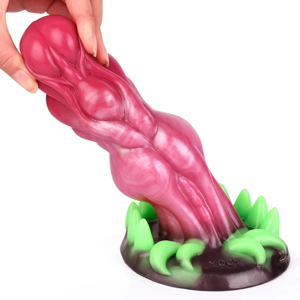Monster Gode Butt Plug - Stimulateur Anal Vaginal En Silicone Exotique