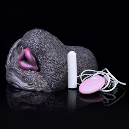 Mastiff Vibrating Pussy Male Masturbator - Bullet Vibrator Penis Massage Milk Sex Toy for Men