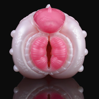 Fantasy Monster Pussy Pocket Masturbator - Silicone Tongue Vaginal Penis Blowjob Sex Toys for Men