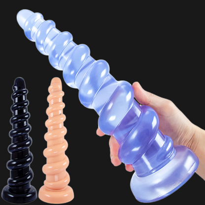 11 inch Large Anal Dildo Butt Plug - Graduated Beads Anal Plug Huge Dildos for Women