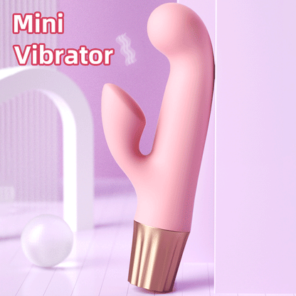 Vibrating Anal Dildo Finger Rabbit Vibrator - Double End G Spot Clit Stimulator Sex Toys for Women
