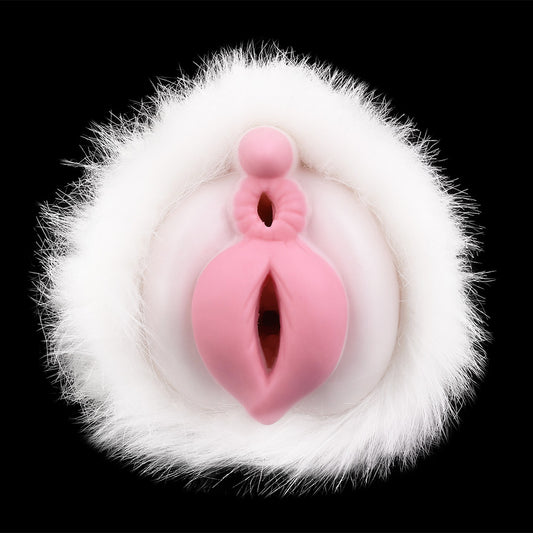 Chatte de poche en forme d'animal à fourrure pour masturbation - Masturbateur vaginal Polor Bear - Jouet sexuel pour homme