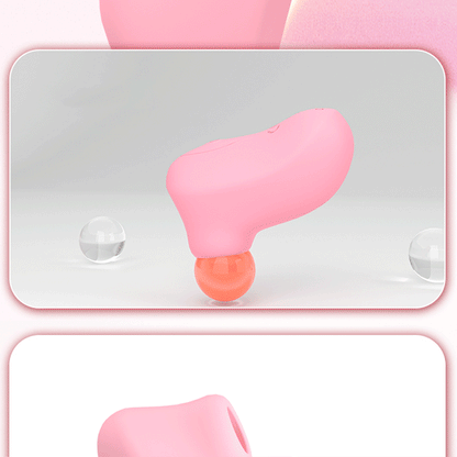 Vibromasseur à succion de clitoris pour sexe oral au doigt - Jouets sexuels féminins silencieux rose Kawaii Whisper