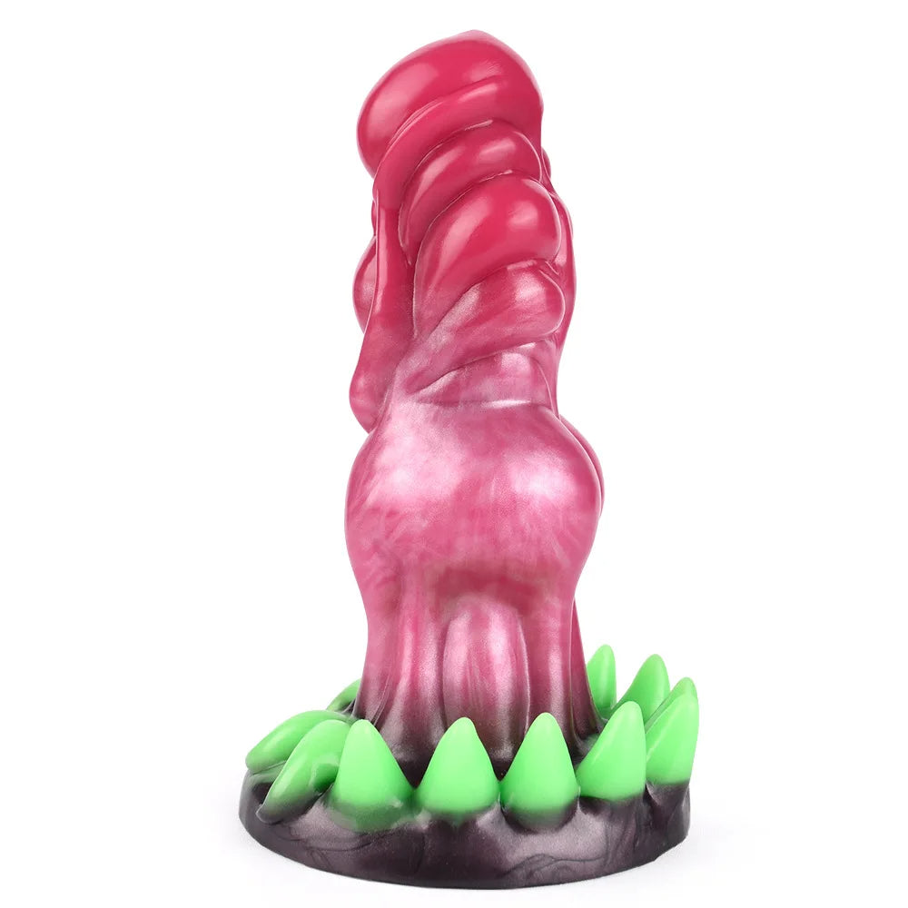 Monsterdildo-Buttplug – Exotischer Alien-Dildo aus Silikon, vaginaler und analer Stimulator