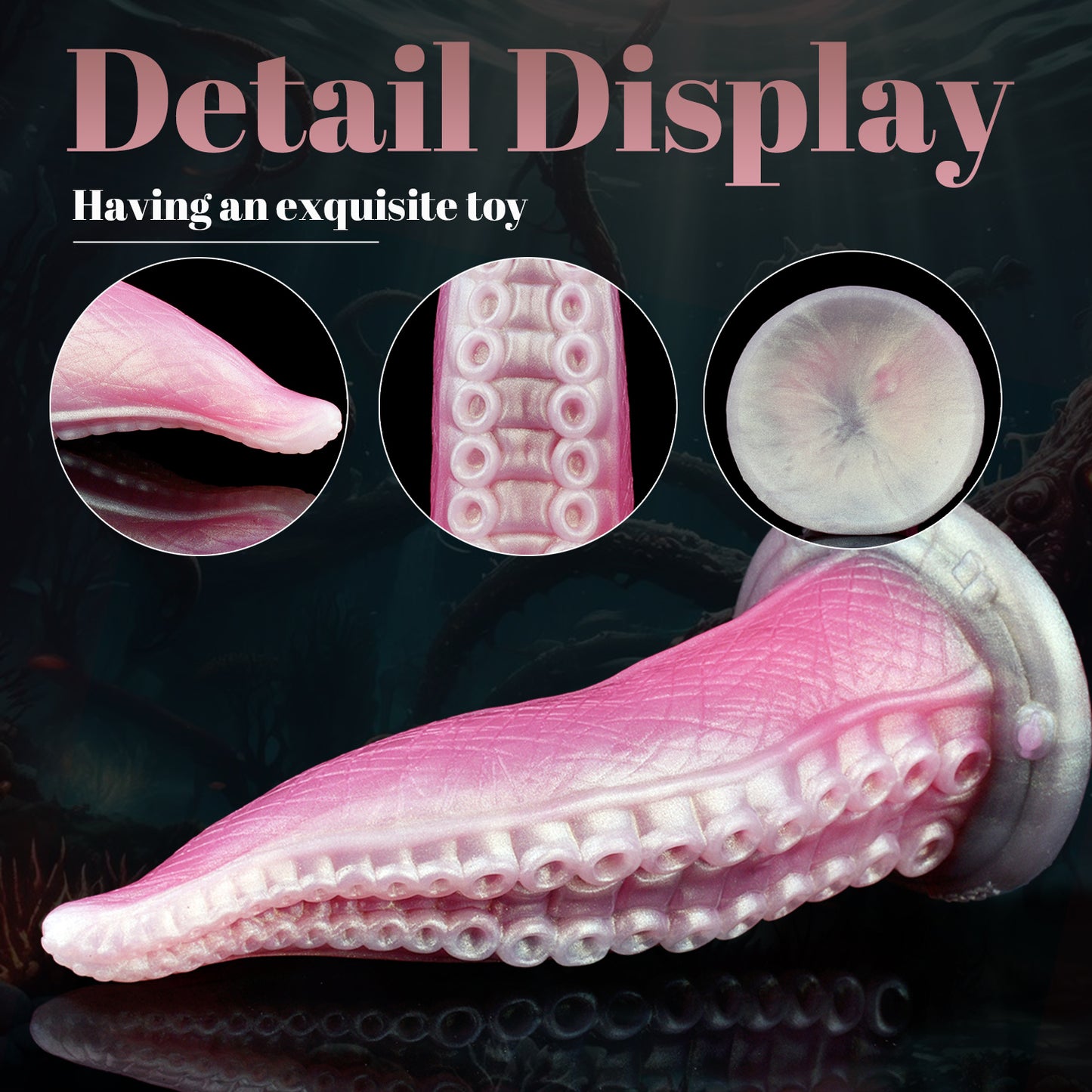 Fantasy Octopus Tentakel Dildo Butt Plug - Saugnapf Monsterdildo Anal Sex Spielzeug 