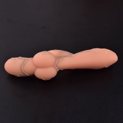 Gode ​​anal vibrant, vibrateur de clitoris, masseur de prostate, godemichés monstres fantaisie à chaleur automatique, jouet sexuel