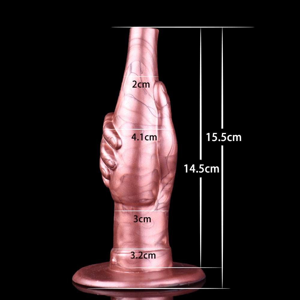 Fantasy Fist Anal Dildo Butt Plug - Wine Bottle Premium Silicone Suction Cup Sex Toy