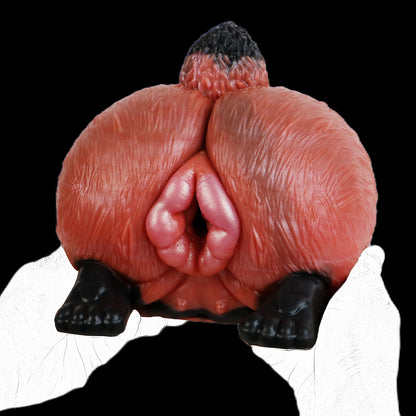 Poupée sexuelle Fox Pussy Torso Fesses - Vagin réaliste en fourrure d'animal pour hommes Masturbation Pocket Cup