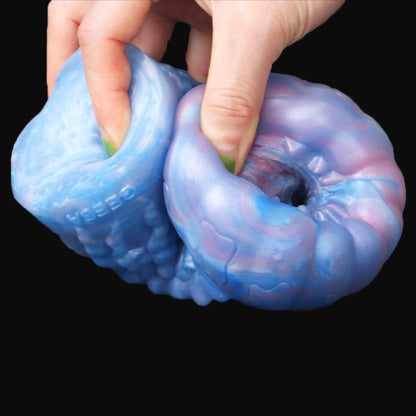 Rainbow Fantasy Pocket Pussy Male Masturbator - Silicone Masturbation Cup Sex Toys for Men