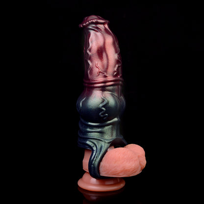 Fantasy Horsedildo Penis Sleeve - Cockring Delay Ejaculation Extender Sex Toys for Men