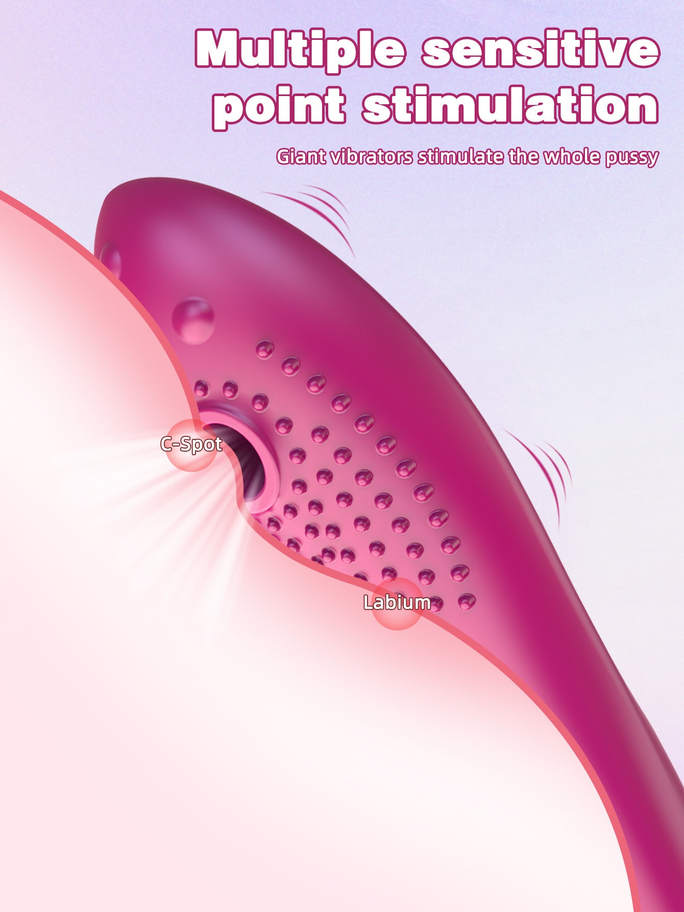Saugvibrator für Frauen – Klitoris- und Schamlippenstimulator, Sexspielzeug für Frauen