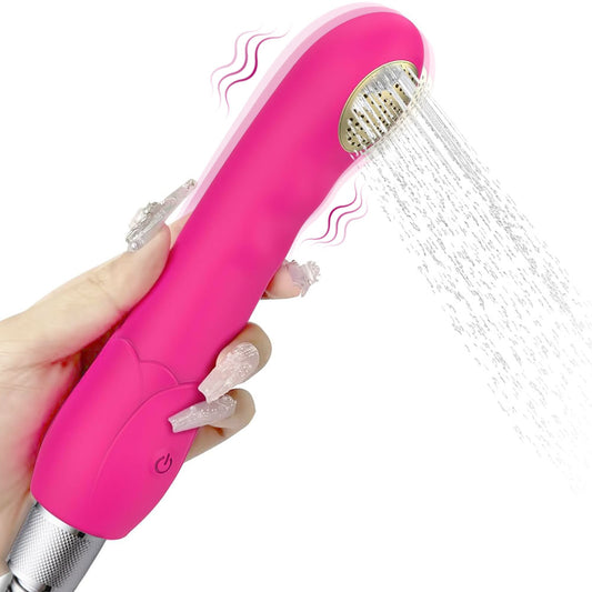 Gode ​​vibrant vibrateur point G-douche masseur Vaginal jouets sexuels à double fonction pour femmes