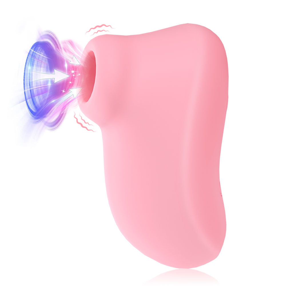 Finger-Oralsex-Vibrator zum Saugen der Klitoris - Rosa Kawaii-Sexspielzeug für Frauen mit flüsterleisen Geräuschen