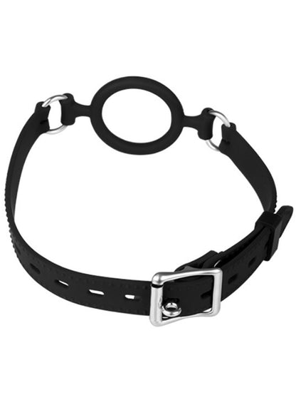 Jouets BDSM Ring Gag en silicone - Contraintes de bondage taille réglable