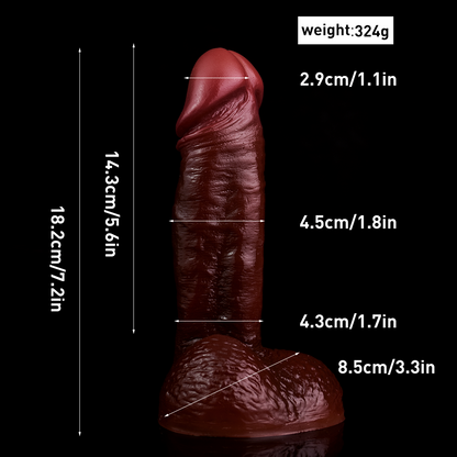 Life-size Black Anal Dildo Vaginal Masturbator - Realistic Dildos Big Suction Cup Women Sex Toy