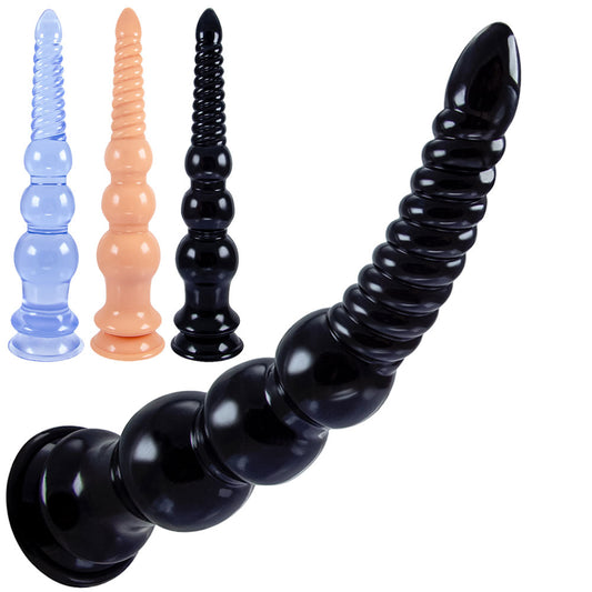 12 Zoll langer Dildo-Buttplug – weiche Silikondildos, die den Penis mit kraftvollem Sauger stoßen