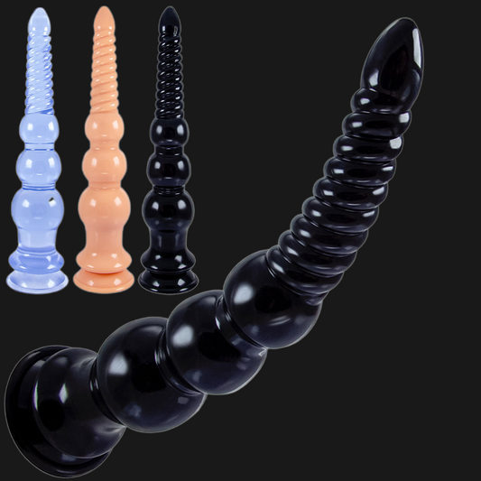 12 inch Long Dildo Butt Plug - Soft Silicone Dildos Penis Thrusting with Powerful Sucker