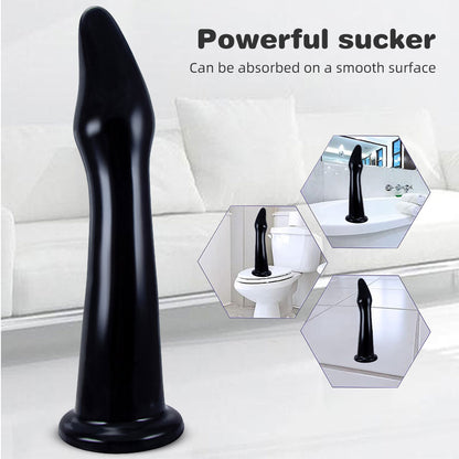 Riesiger Dildo-Buttplug – exotischer Dildo, langer Silikon-Saugnapf, männliches Sexspielzeug für Frauen