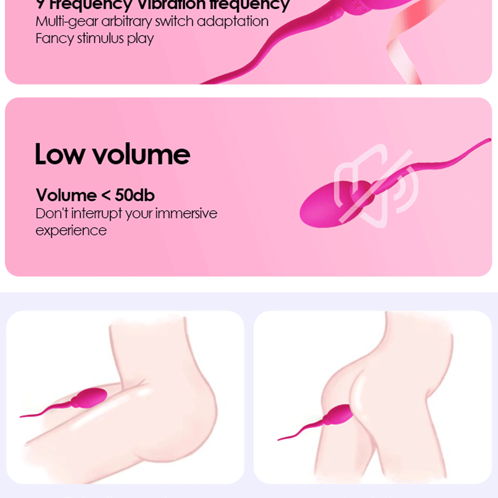 APP-gesteuerter vibrierender Panty-Ei-Vibrator – Sperma-G-Punkt-Anal-Sexspielzeug für Frauen