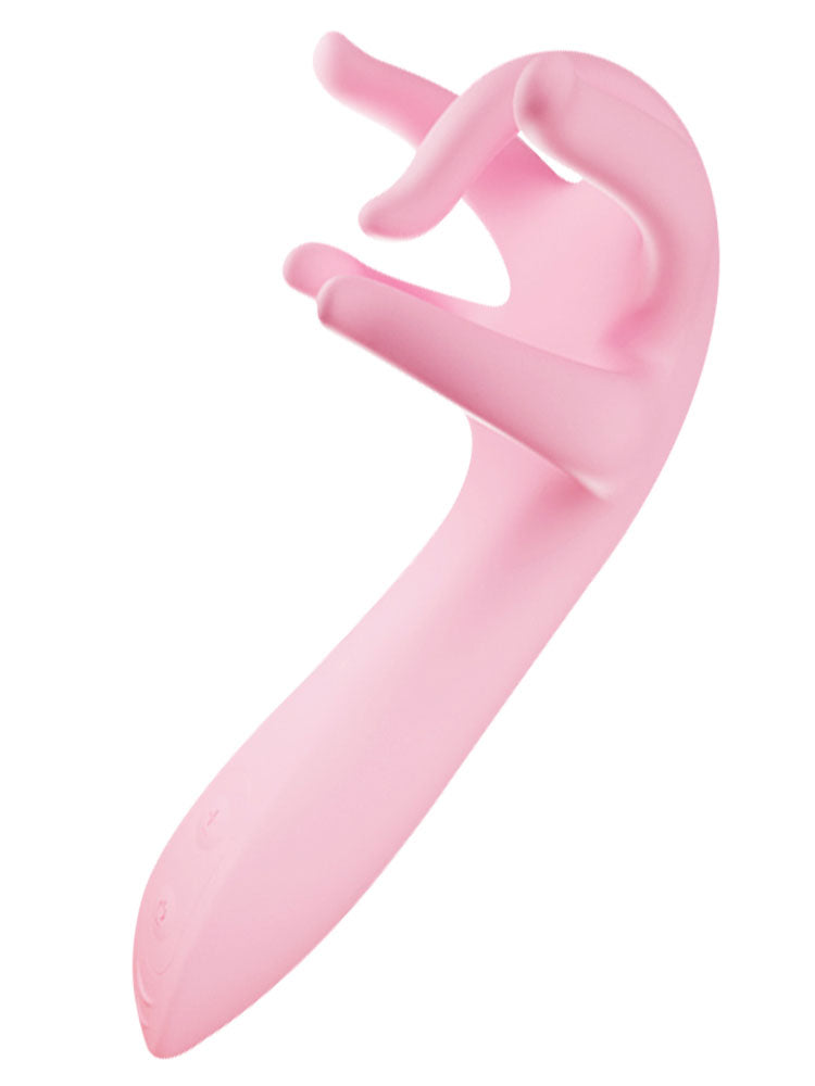 Fingervibrator-Sexspielzeug für Frauen - Realistischer Fünffinger-Brust-Vaginal-Prostata-Massager