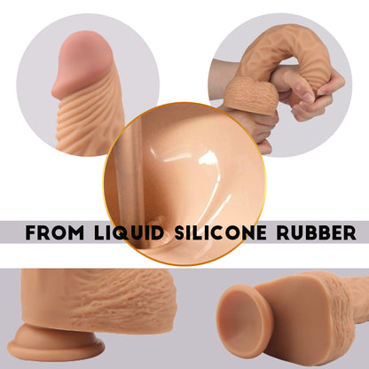 Large Realistic Dildo - 11 inch Long Strong Suction Cup Dildos for Women