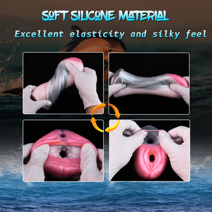 Dolphin Pussy Pocket Masturbator Male Sex Toy - Fantasy Silicone Vaginal Penis Masturbation