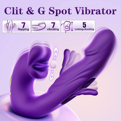 Vibrierender realistischer Analdildo, Kaninchen-Klitoris-Klemmung, G-Punkt, Kitzeln, Flattern, Sexspielzeug für Frauen