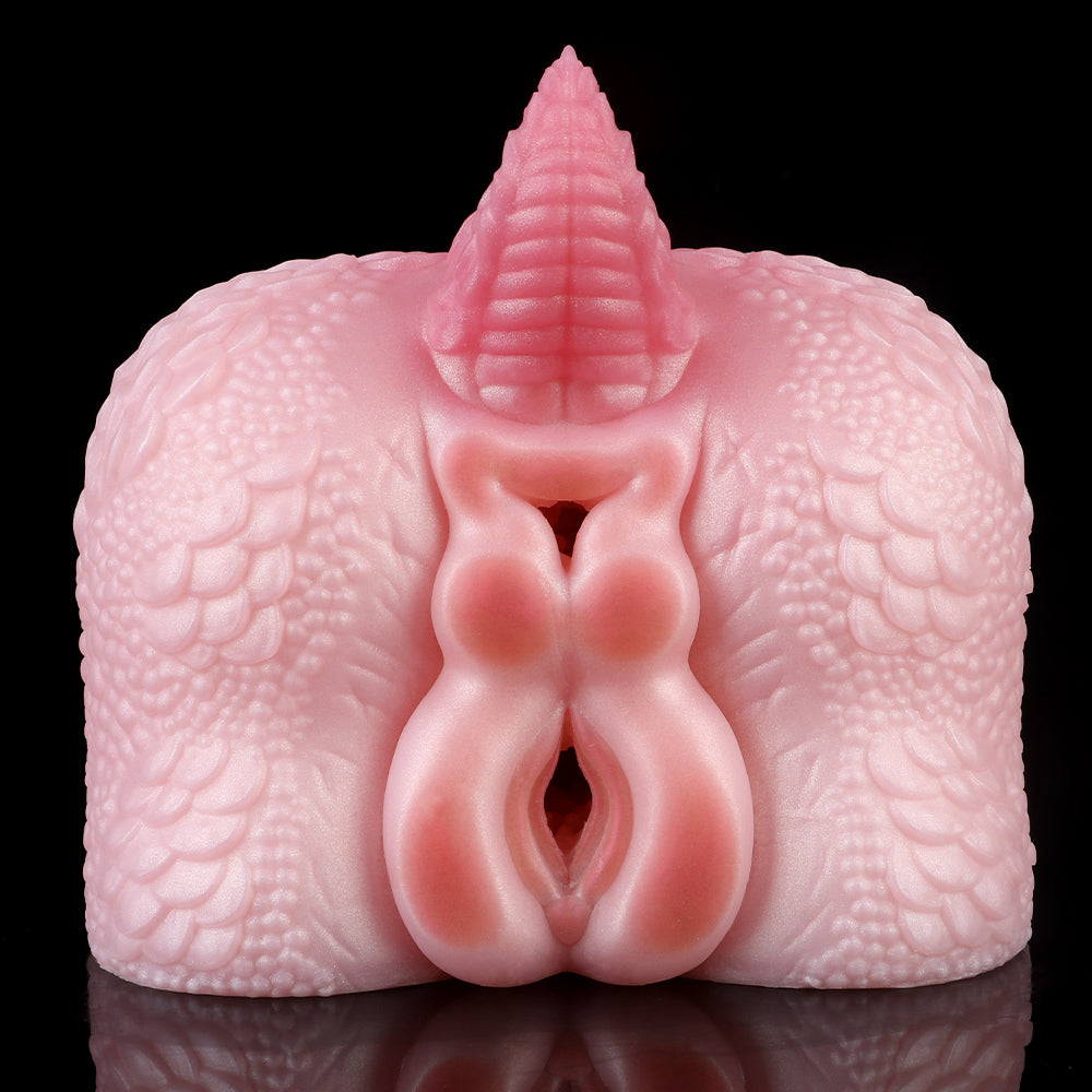 Bad Dragon Pussy Pocket Torso Buttocks Masturbator - Realistic Animal Butt Replica Sex Toys for Men