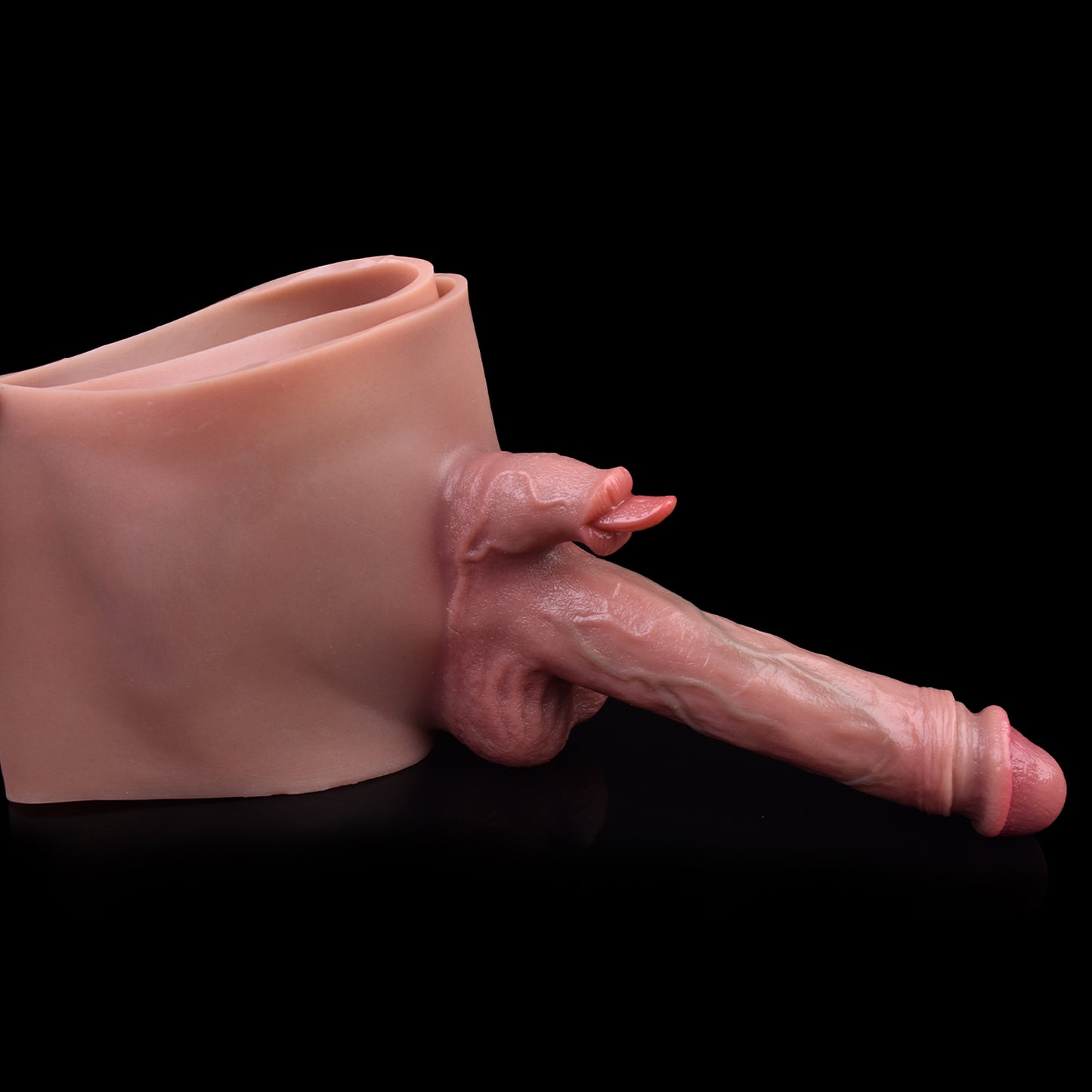 Strapon Rabbit Clit Stimulator Cock Sleeve Sous-vêtements - Godes réalistes de 8 pouces de long Jouet sexuel gay