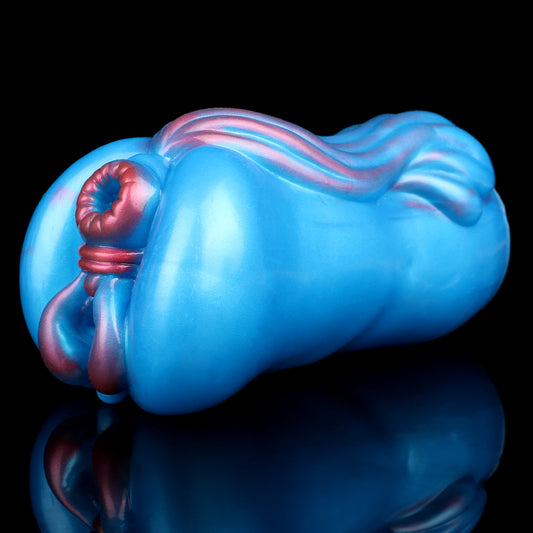 Masturbateur masculin Fantasy Animal Pussy - Double gode vibrant vaginal pour pénis