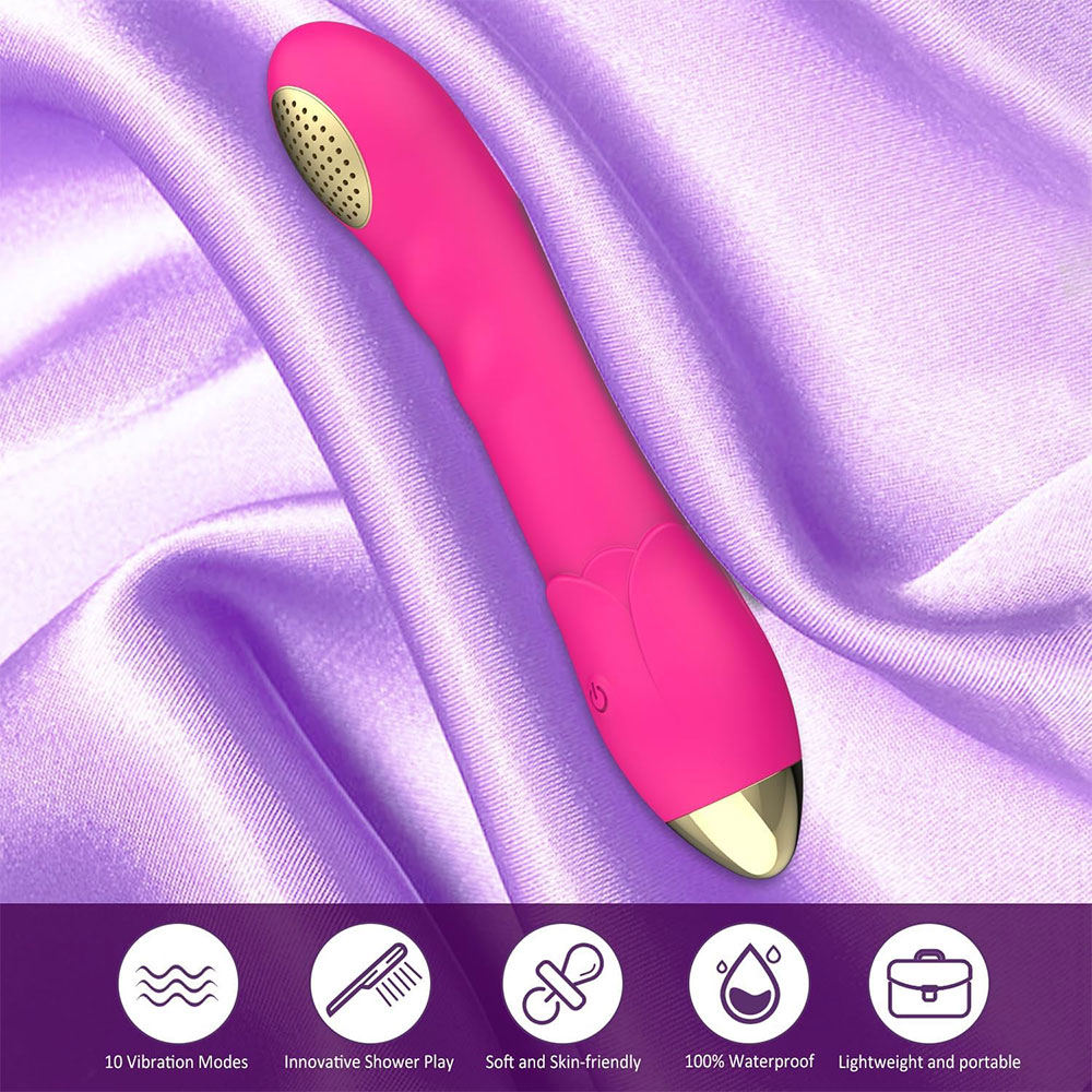 Vibrating Dildo G Spot Vibrator - Shower Vaginal Massager Dual-function Sex Toys for Women