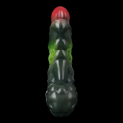 Monster Dildo Vibrating Butt Plug - Handheld Fantasy Women Vibrator Anal Sex Toys