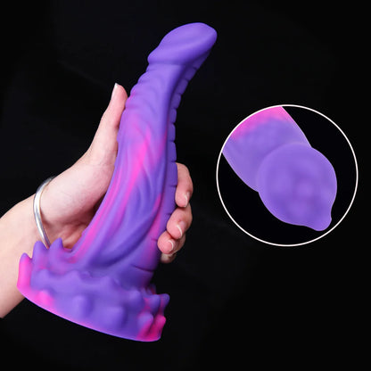 Drachenmonster-Dildo-Buttplug – exotischer Silikon-Analplug-Prostata-Massagegerät