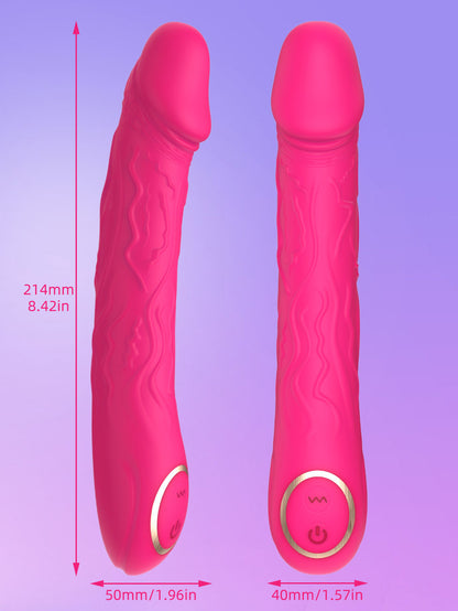 Klassisches Vibrator-Sexspielzeug für Frauen – realistischer G-Punkt-Vibrationsdildo für Frauen
