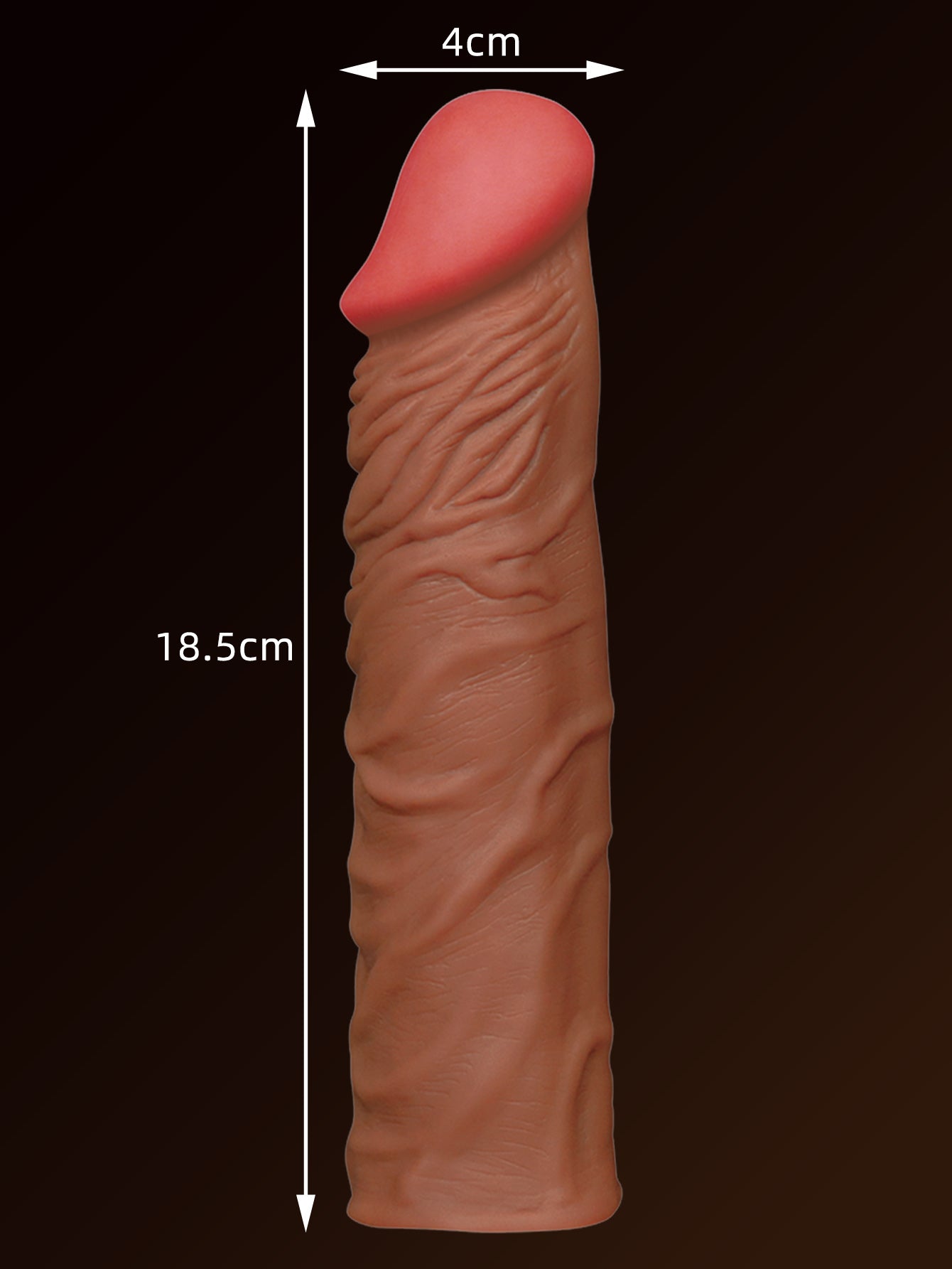 Realistic Dildo Cock Sleeve Male Sex Toys - Premium Silicone Penis Enlarger