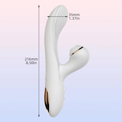 Vibrateur de point G à succion de clitoris - Plug anal vibrant clitoridien de lapin jouets sexuels pour femmes