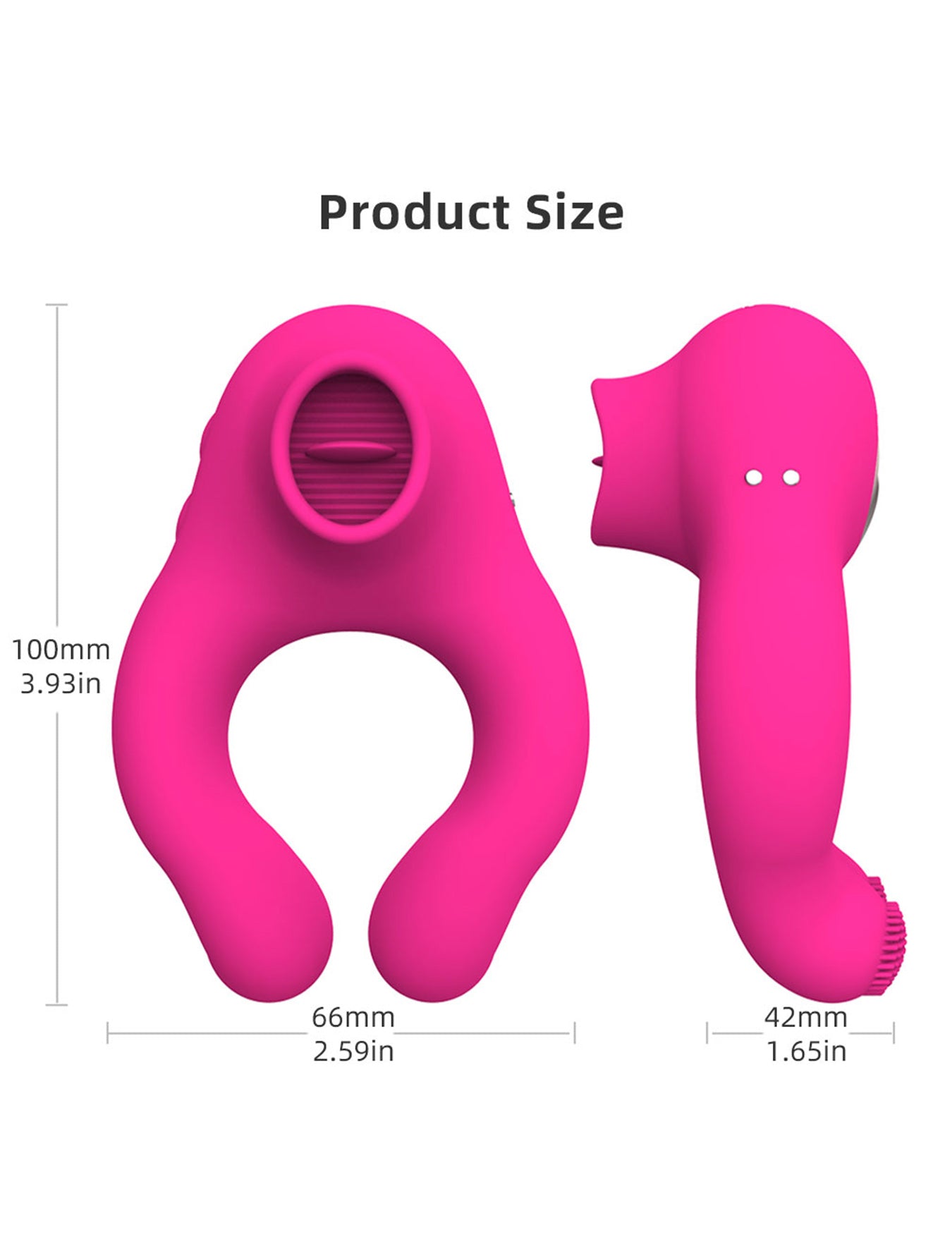 Zunge lecken Vibrator - Penis Cock Ring männlichen Hodensack Klitoris saugen Paar Sexspielzeuge