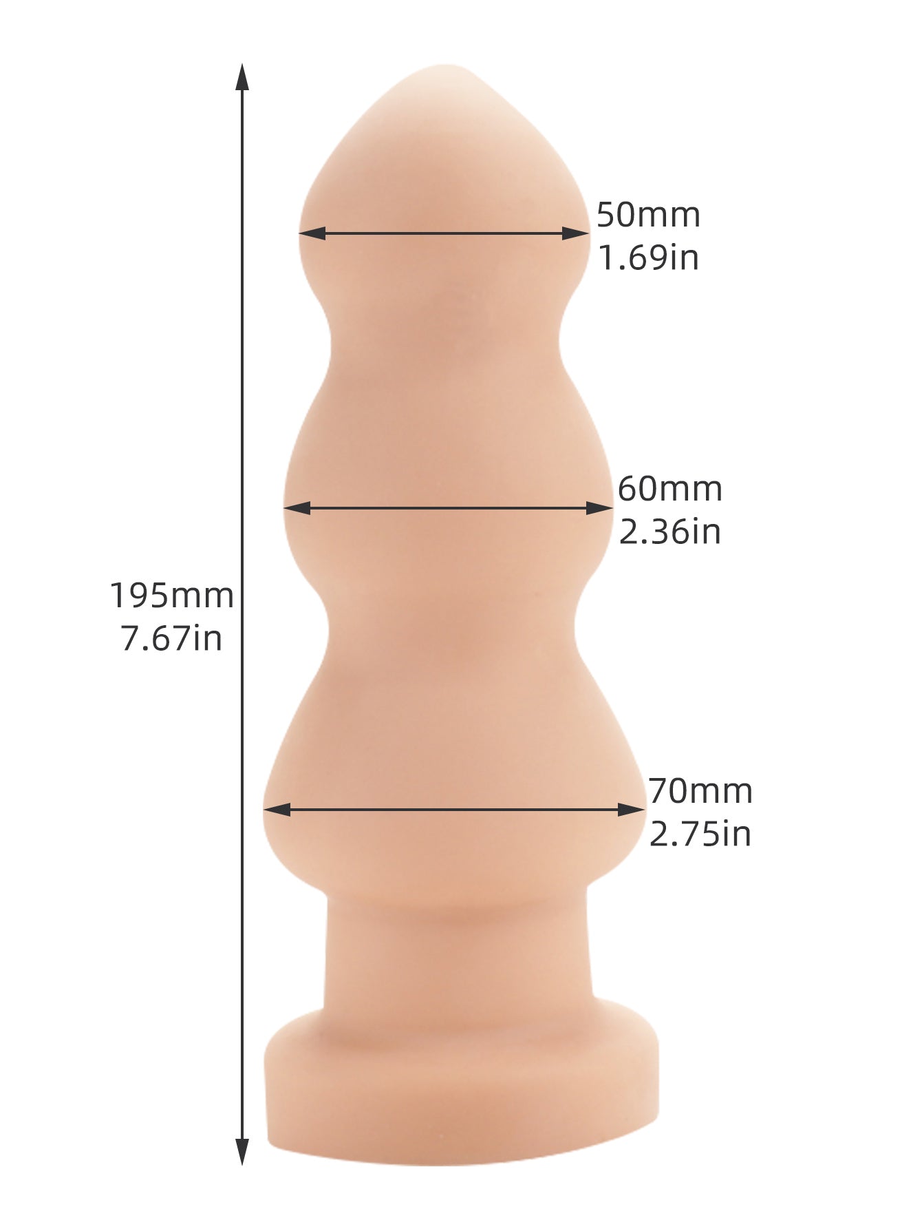 Exotische Analdildos – Big Butt Plug Sexspielzeug für Frauen, Prostata melkend, Weihnachtsbaumform