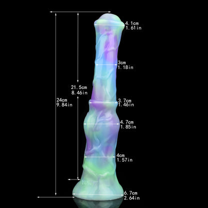 Riesiger Pferdedildo, Anal-Buttplug, Sexspielzeug – Fantasy-Monsterdildo aus Silikon, Prostata-Massagegerät