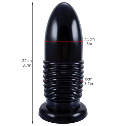 Big Bullet Anal Gode Butt Plug - Ventouse douce Jouets sexuels mains libres pour femmes hommes
