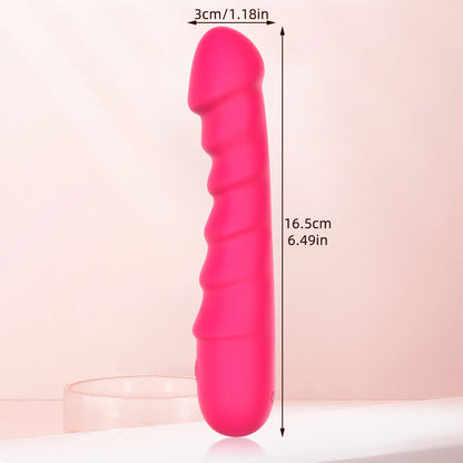 Vibrating Butt Plug Prostate Massager - Finger Sprial Anal Dildo G-spot Vibrator Sex Toys for Men Women